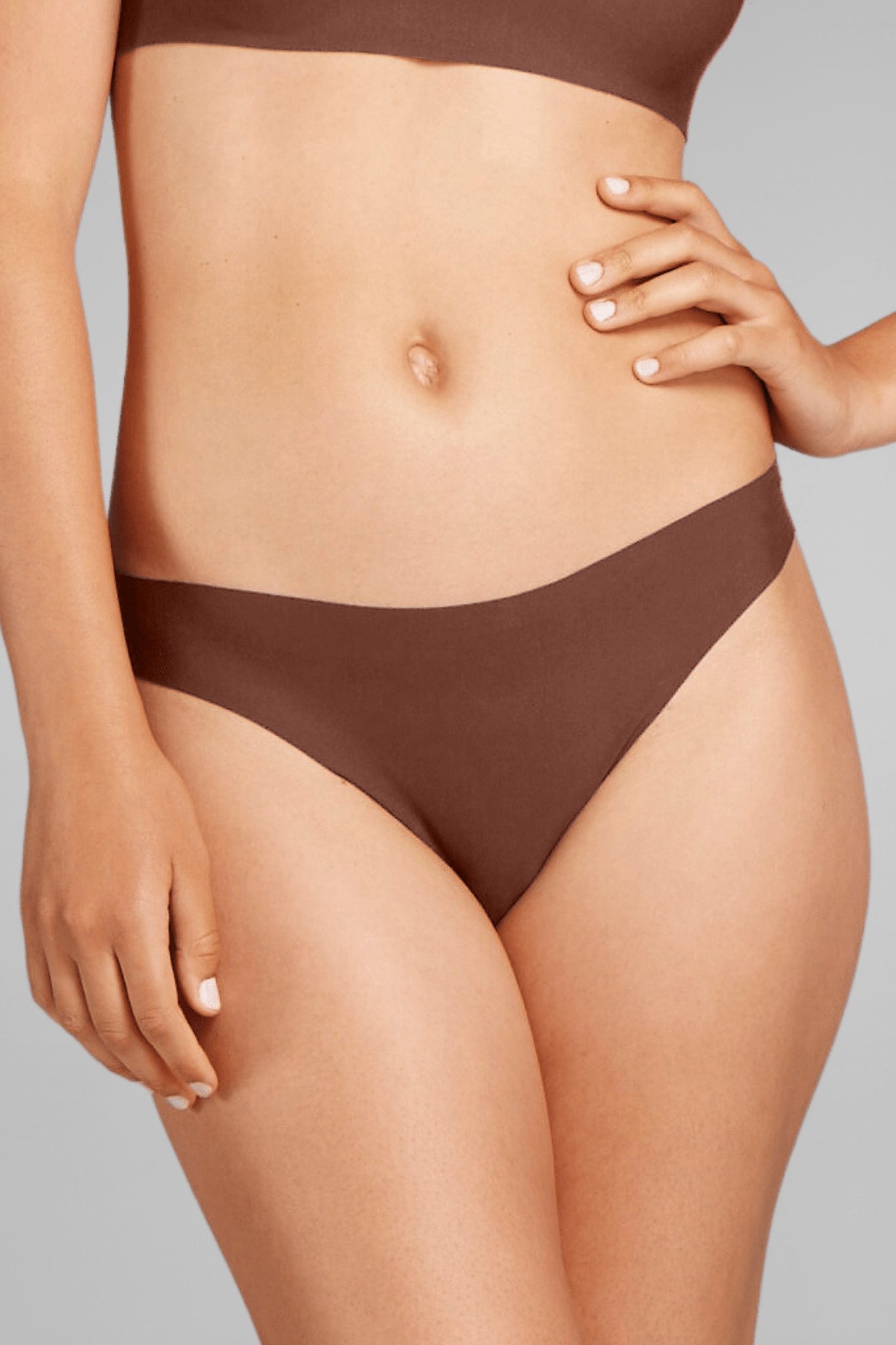 No - Show Thong - Siella - Color: Cocoa Cacao