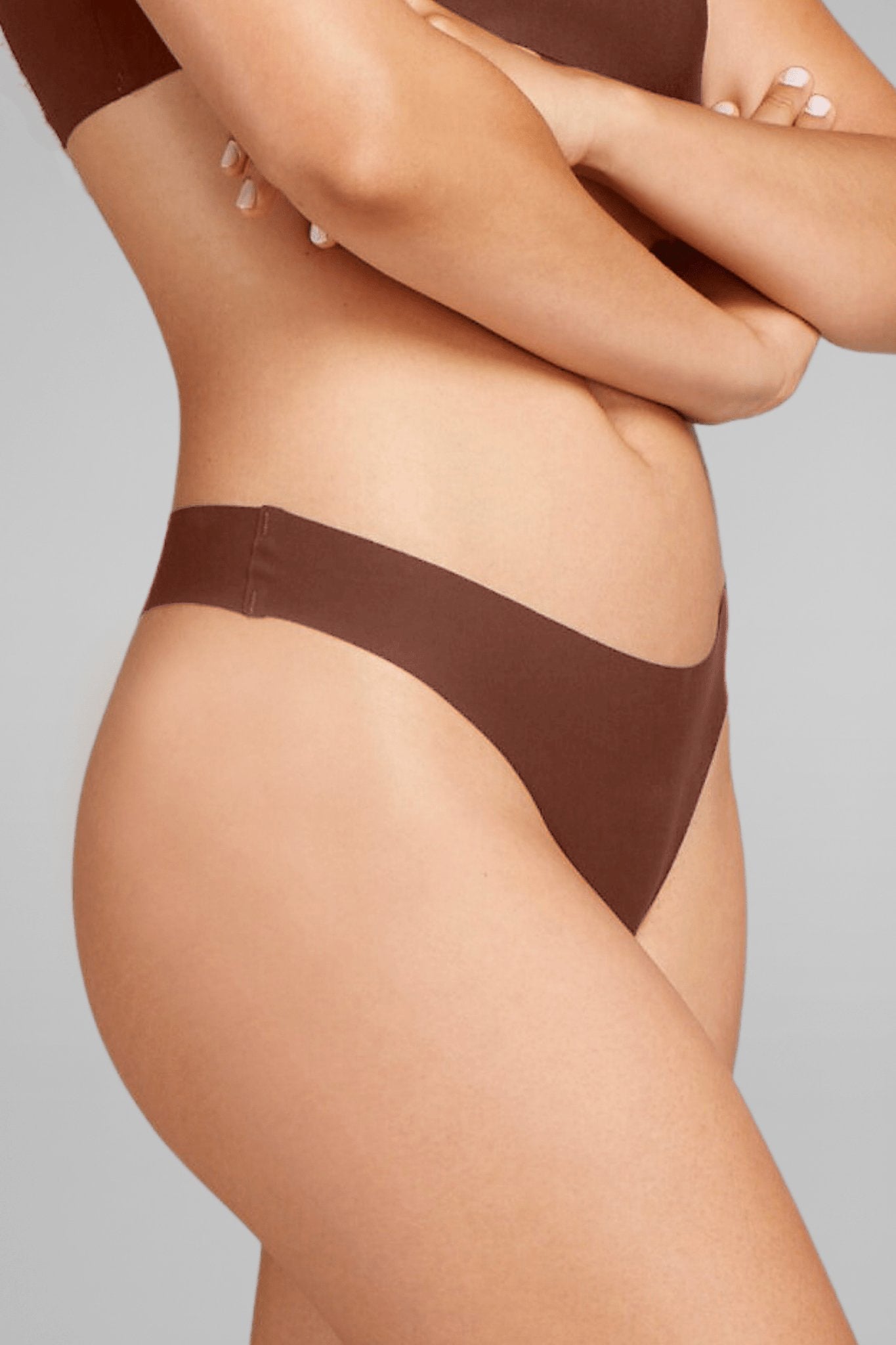 No - Show Thong - Siella - Color: Cocoa Cacao
