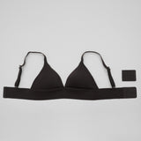 No - Show Triangle Bra - Siella - Color: Black Noir