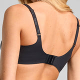 No - Show V - Neck Bra - Siella - Color: Black Noir