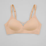 No - Show V - Neck Bra - Siella - Color: Maple Sugar Sucre d'érable