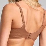 No - Show V - Neck Bra - Siella - Color: Toffee Caramel