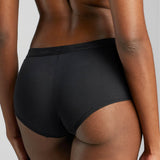 Organic Cotton Boy Short - Siella - Color: Black Noir