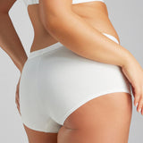 Organic Cotton Boy Short - Siella - Color: White Blanc