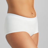 Organic Cotton Boy Short - Siella - Color: White Blanc