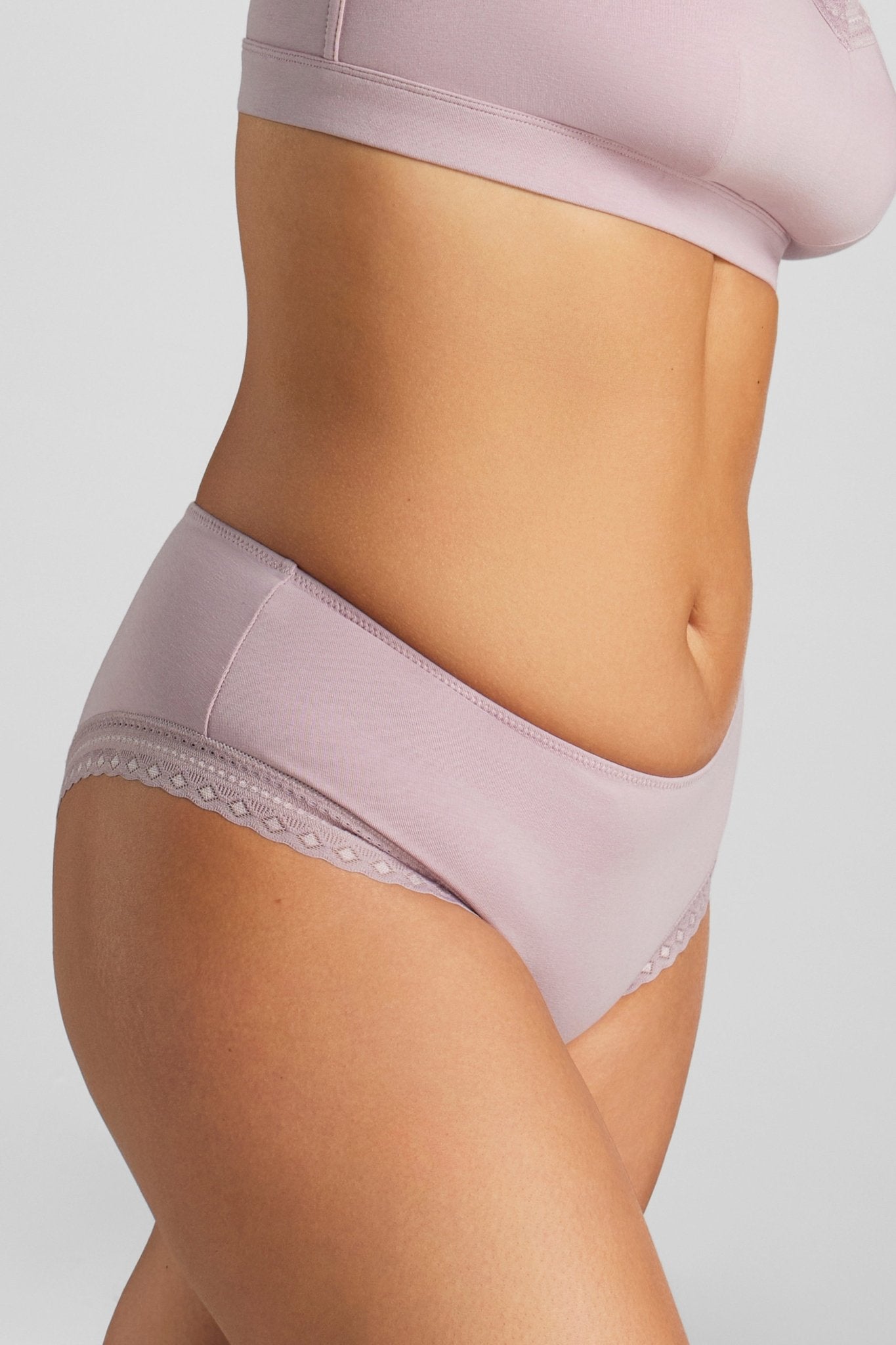 Organic Cotton Lace Cheeky - Siella