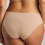 Organic Cotton No-Show Bikini - Siella - Color: Beach Beige Beige plage