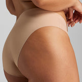 Organic Cotton No-Show Bikini - Siella - Color: Beach Beige Beige plage