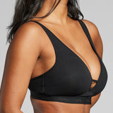 Organic Cotton Foam Cup Bra - Siella - Color: Black Noir