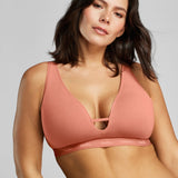 Organic Cotton Plunge Foam Bra - Siella