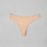 Organic Cotton Thong - SIELLA - Color: Beach Beige Beige plage