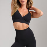 Sculpt High Waist Shaping Short - Siella - Color: Black Noir
