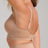 Sculpt V - Neck Bra - Siella - Color: Taupe