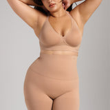 Sculpt V - Neck Bra - Siella - Color: Taupe