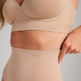 Sculpt V - Neck Bra - Siella - Color: Taupe