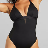Sexy Smooth Shaping Bodysuit - SIELLA - Color: Black Noir