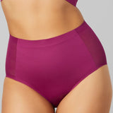 Sexy Smooth Shaping Brief - SIELLA - Color: Plum Prune