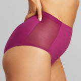 Sexy Smooth Shaping Brief - SIELLA - Color: Plum Prune