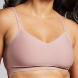 Invisible V - Neck Non - Padded Bra - Siella - Color: Dusty Rose Vieux rose