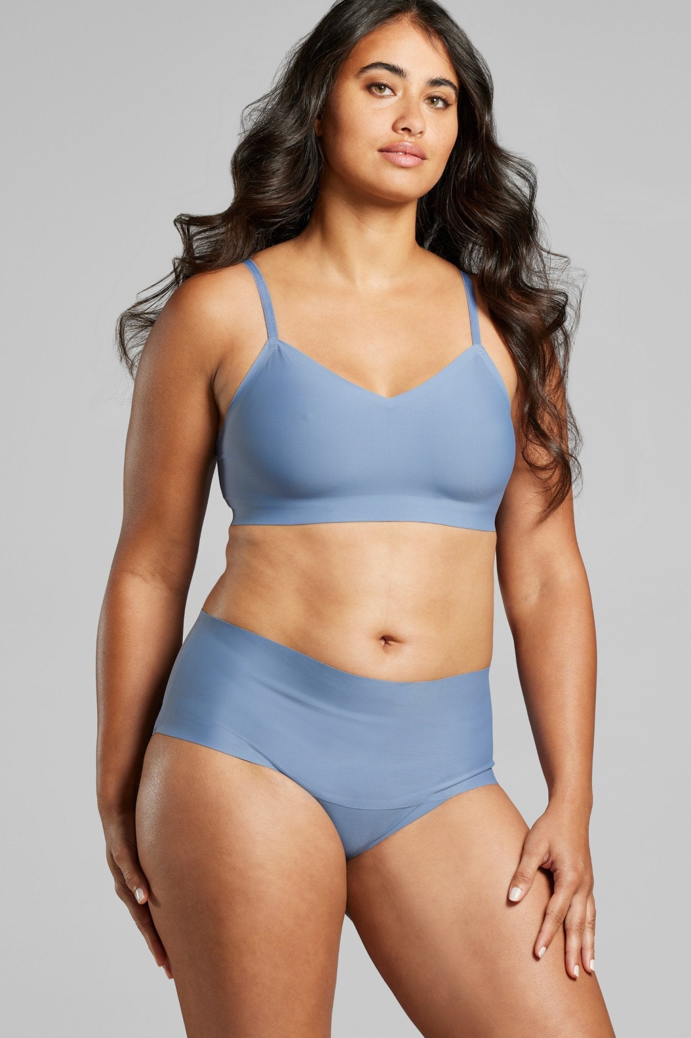 Invisible V - Neck Non - Padded Bra - Siella - Color: Wild Wind