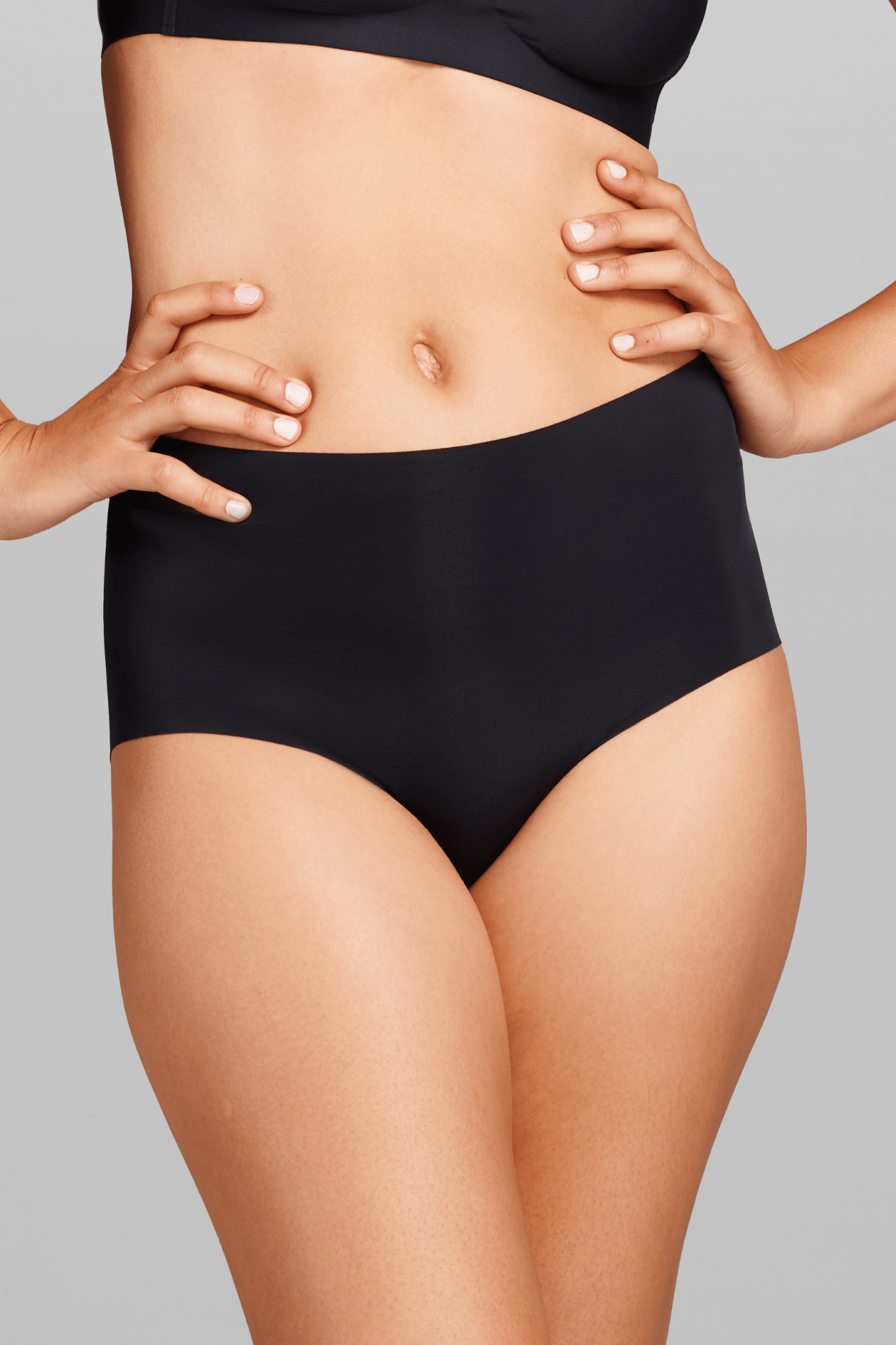Microfiber High Waist Brief - Siella