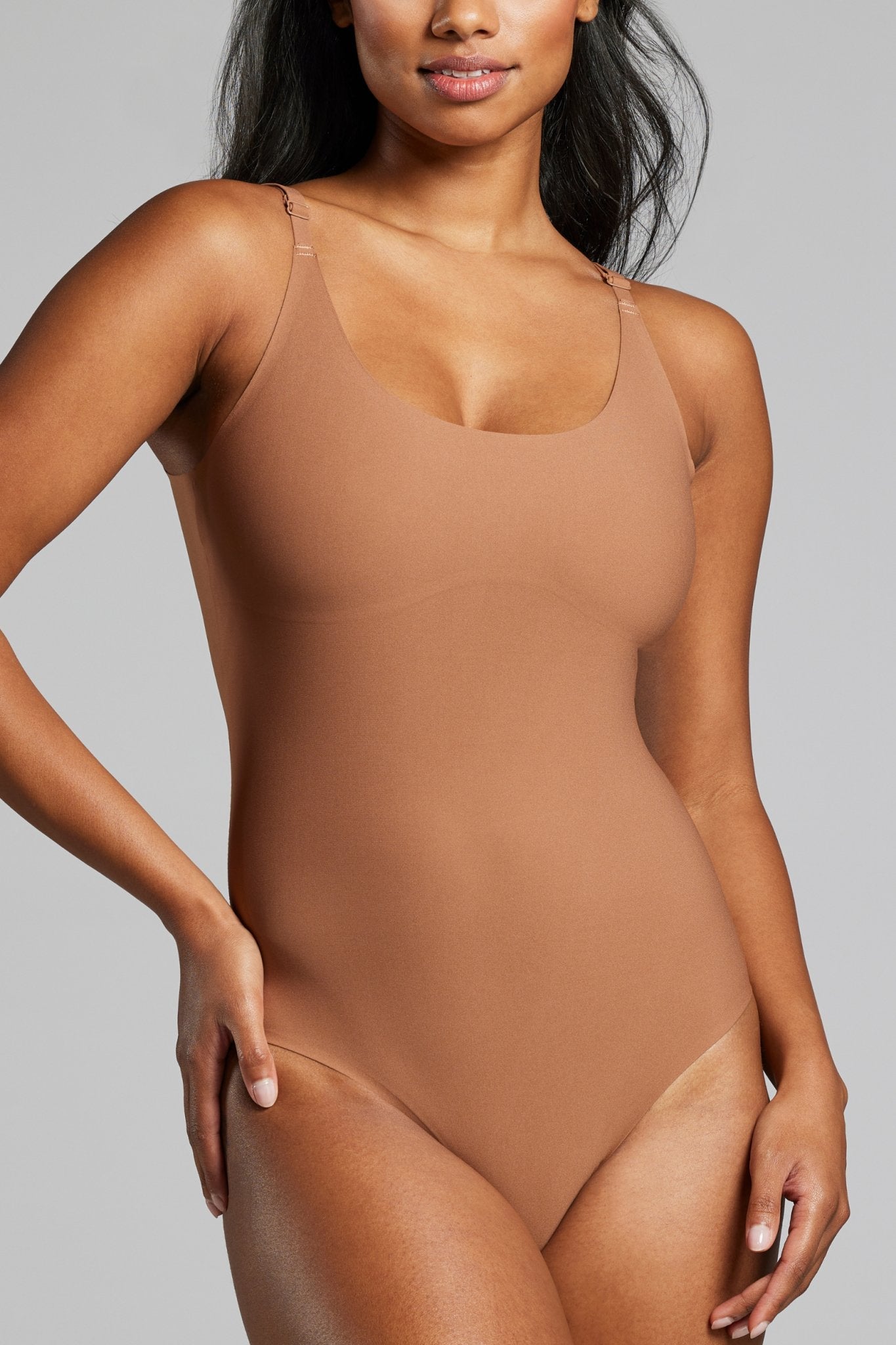 No - Show Bodysuit - Siella - Color: Toffee Caramel
