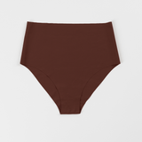 No - Show High Waist Brief - Siella - Color: Cocoa Cacao
