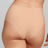 No - Show High Waist Brief - Siella - Color: Maple Sugar Sucre d'érable