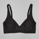 No - Show Plunge Non - Padded Bra - Siella - Color: Black Noir