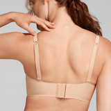 No - Show Plunge Non - Padded Bra - Siella - Color: Maple Sugar Sucre d'érable