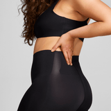 No-Show Shapewear Short - Siella - Color: Black Noir