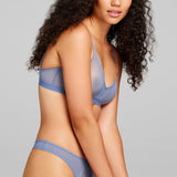Power Mesh Bra - Siella - Color: Blue Grey Bleu gris