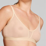 Power Mesh Bra - Siella - Color: Sand Sable
