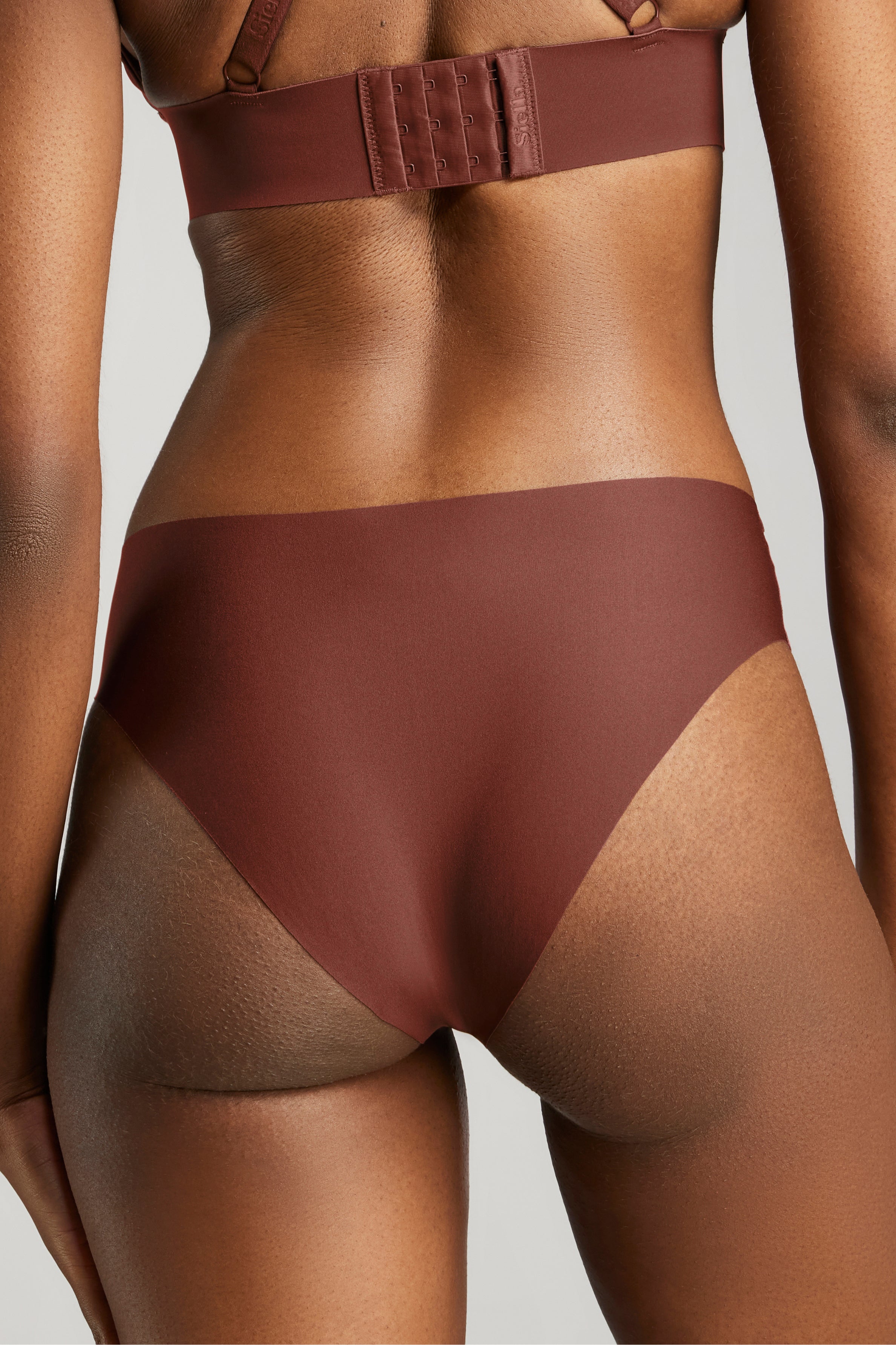 No-Show Bikini - Siella - Color: Cocoa Cacao