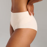 Organic Cotton No - Show Shaping Brief - Siella - Color: Oatmeal Avoine