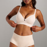 Organic Cotton No - Show Shaping Brief - Siella - Color: Oatmeal Avoine