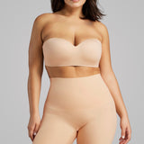 No-Show Strapless Foam Bra - Siella - Color: Maple Sugar Sucre d'érable