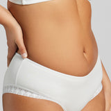 Organic Cotton Lace Cheeky