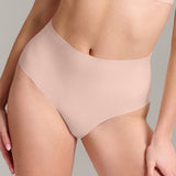 No-Show High Waist Brief - BARELY PINK - Siella - Color: Barely Pink Rose délicat