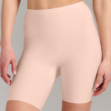 No-Show Biker Short - BARELY PINK - Siella - Color: Barely Pink Rose délicat