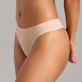 Invisible Thong - Siella - Color: Biscotti Beige Beige biscotti