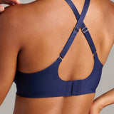 Invisible V-Neck Bra - SIELLA - Color: Midnight Blue Bleu nuit