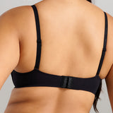 No-Show T-Shirt Foam Bra - Siella - Color: Black Noir