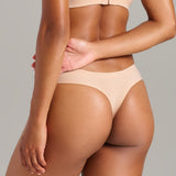 Invisible Thong - Siella - Color: Biscotti Beige Beige biscotti