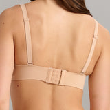 No-Show Triangle Seamless Bra - SIELLA - Color: Maple Sugar Sucre d'érable