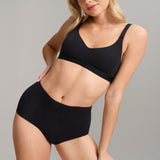 Organic Cotton No-Show High Waist Brief