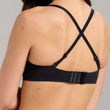 No-Show T-Shirt Foam Bra - Siella - Color: Black Noir