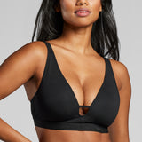 Organic Cotton Foam Cup Bra - Siella - Color: Black Noir