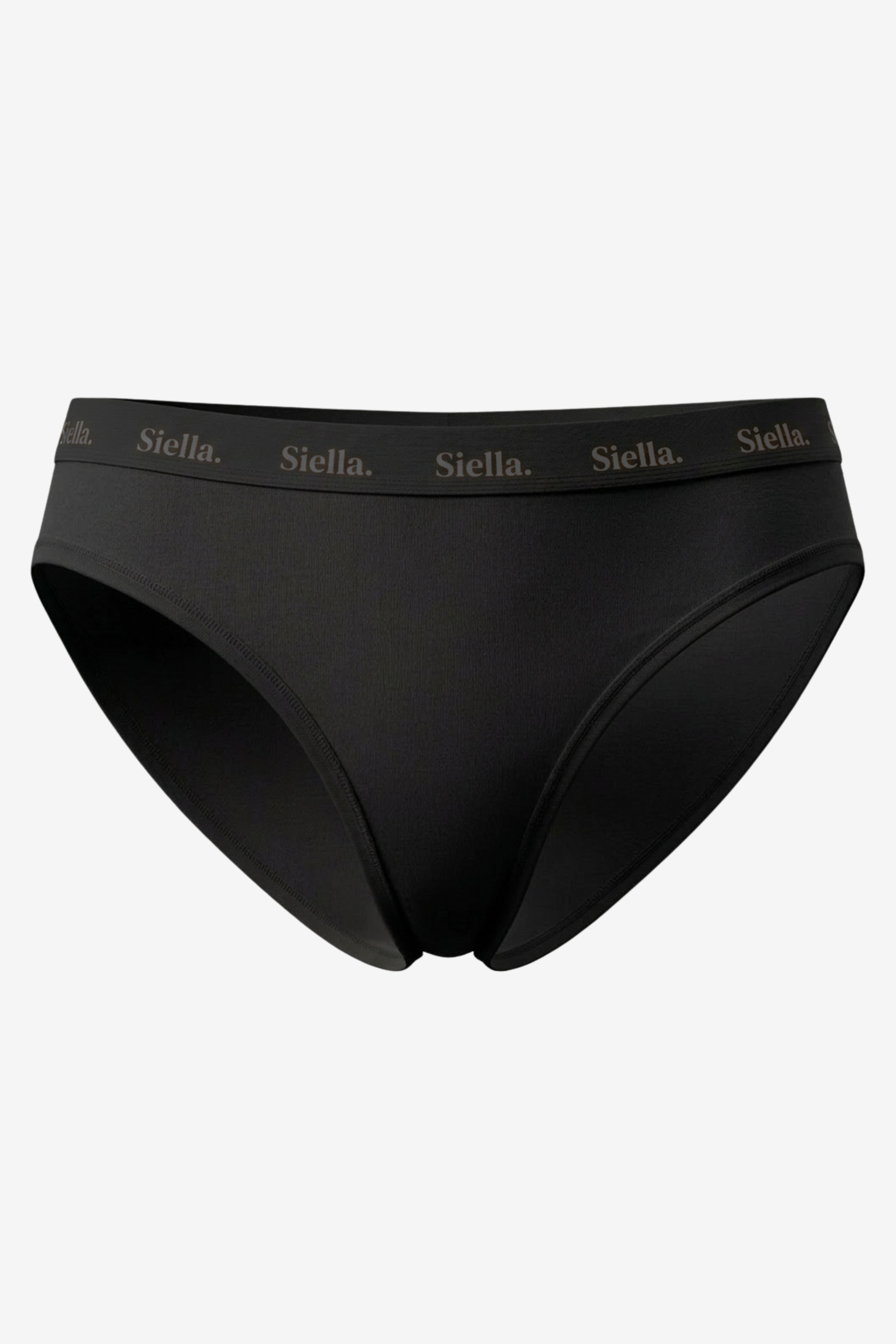 Organic Cotton Bikini - SIELLA - Color: Black Noir