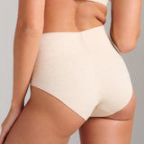 Organic Cotton No-Show Shaping Brief - SIELLA - Color: Oatmeal Avoine
